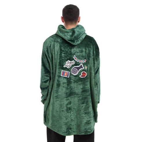 Snuggs Blanket Hoodie Dark Green مدفع رمضان